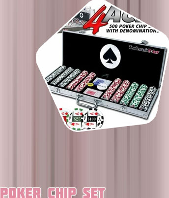 Argos poker chip set