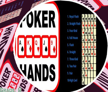 B flush poker