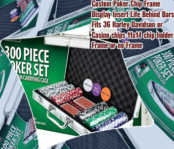 Harley davidson 300 poker chip set