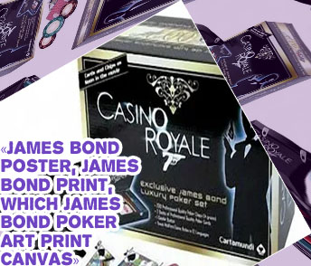 James bond poker chips