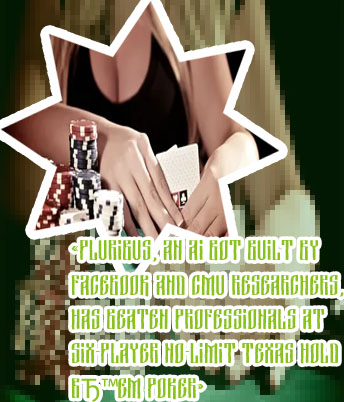 Online poker with ai
