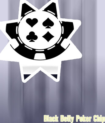 Poker chips black