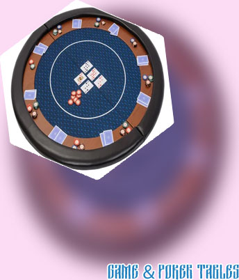 Small round poker table