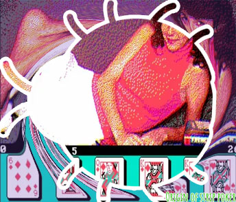 Strip poker in