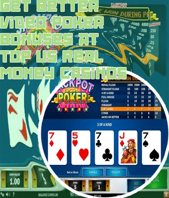 Video poker bonuses