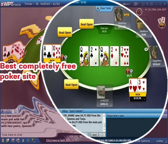 What is the best free poker site